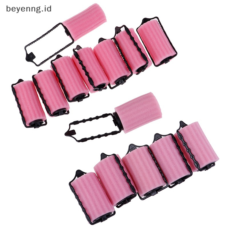 Beyen 6/8Pcs Spons Busa Bantalan Diy Styling Rambut Rol Pengeriting Pembuat Twist Tool ID