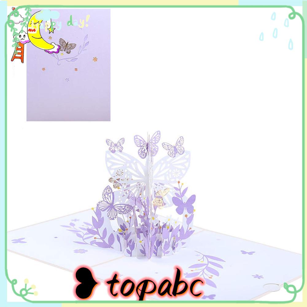 TOP Kartu Ucapan wedding Card Ucapan Terima Kasih Gift for Birthday 3D