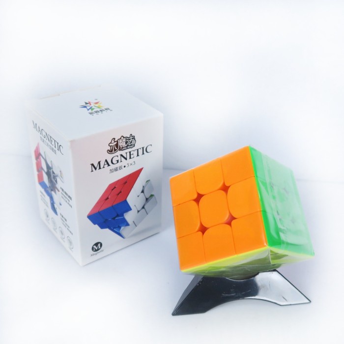 Rubik 3x3 Magnetic Yuxin Little Magic Stickerless Speed Cube