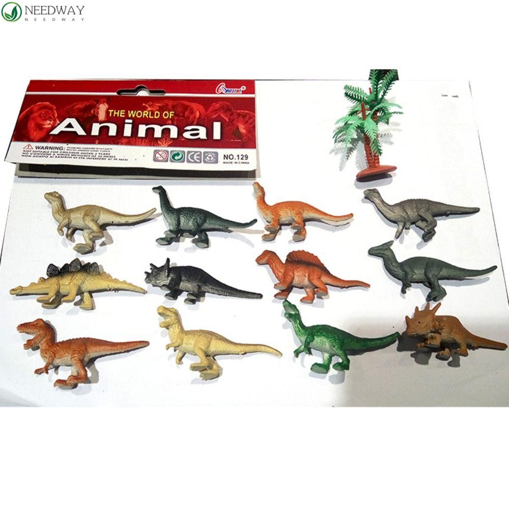 NEEDWAY Needway Simulasi Model Hewan Anak Hadiah Klasik Kognisi Mainan Hadiah Pesta Dunia Dinosaurus Anak Hadiah Simulasi Mainan Serangga