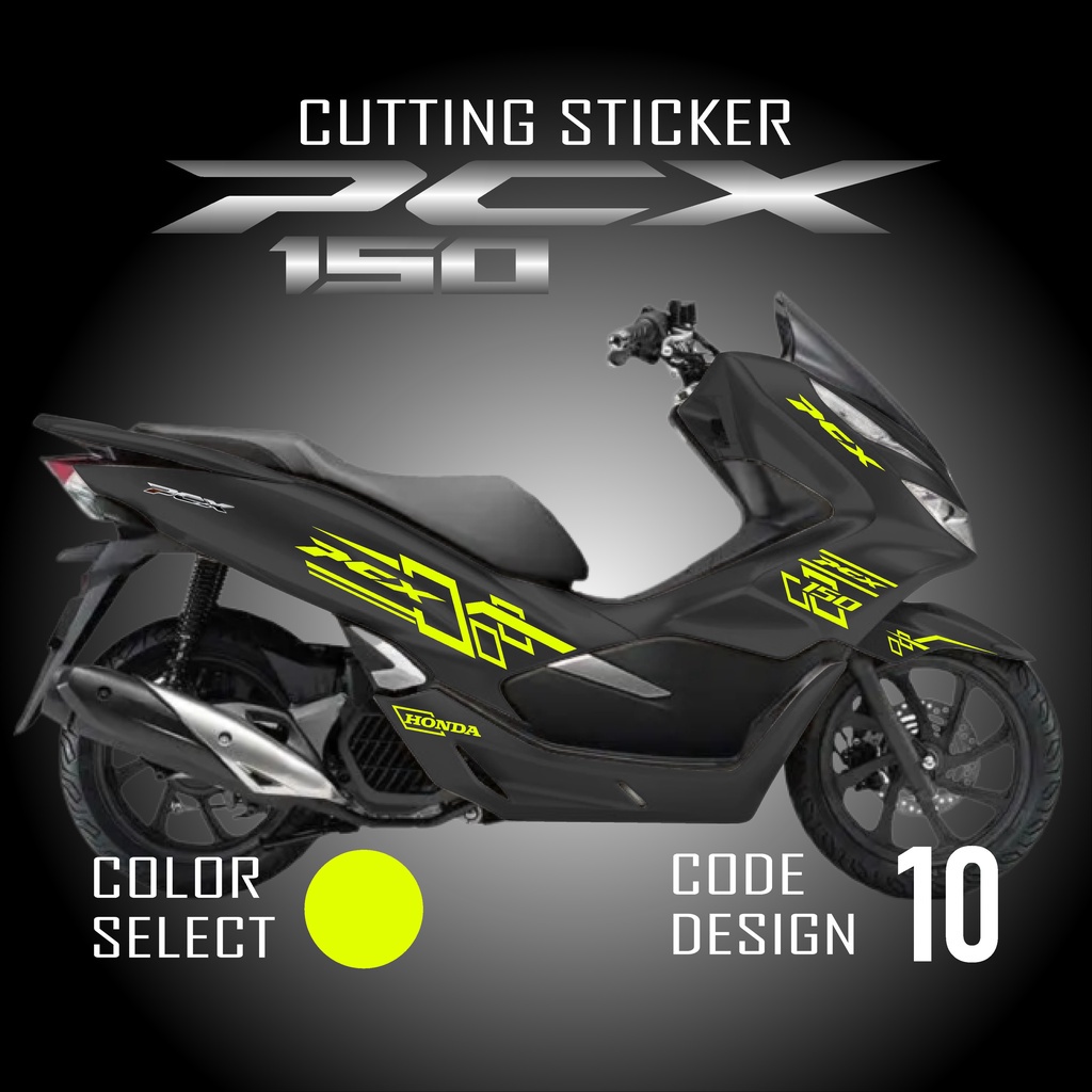 COD Cutting Sticker PCX 150 New - Stiker Striping Lis Timbul Variasi Motor Honda New PCX 150 Warna S