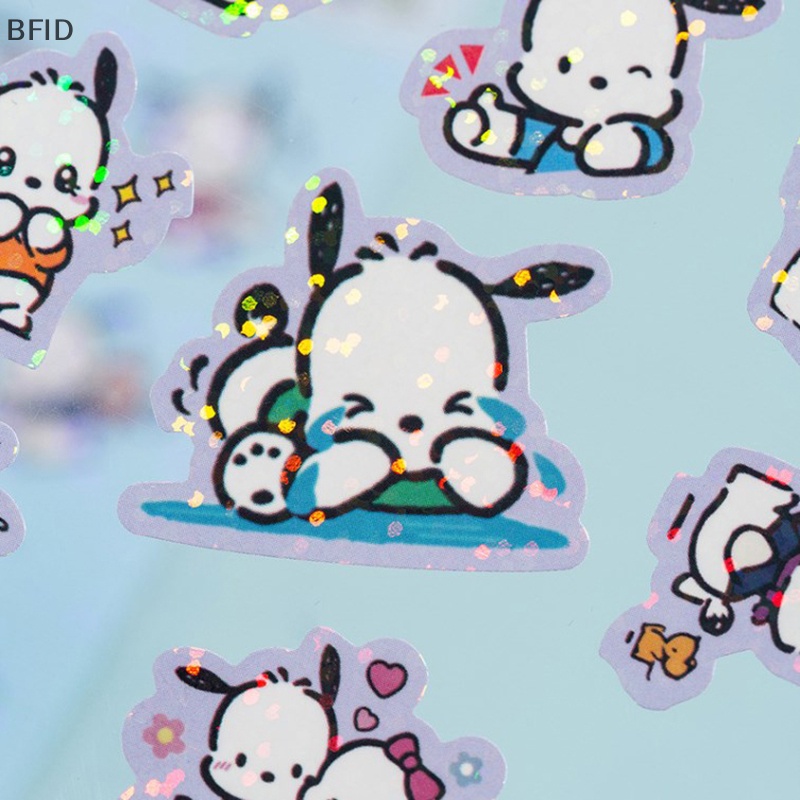 [BFID] 5pcs Sanrio Hello Kitty Kuromi Pachacco Goo Card Stiker Handbook Diary Hias DIY Alat Tulis Anime Kawaii Childrens Hadiah [ID]