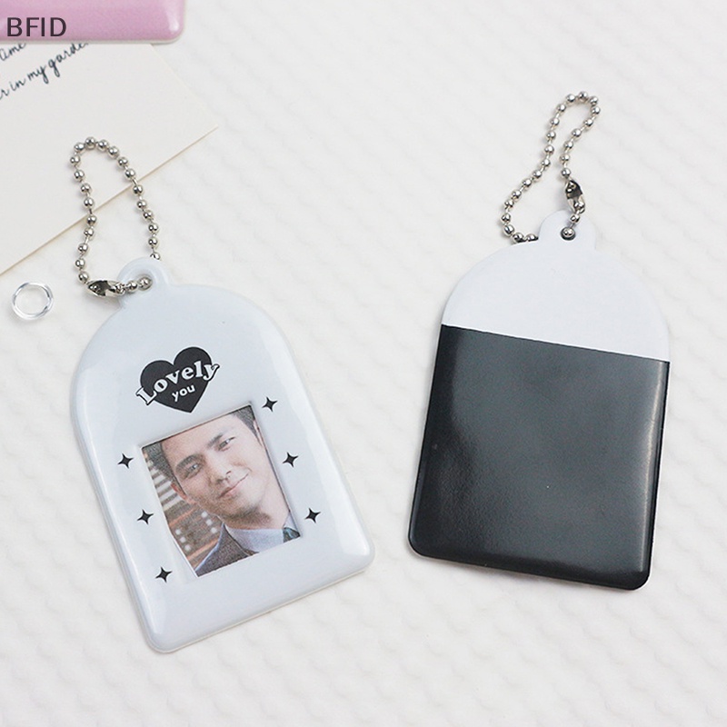 [BFID] Baru Kartun Kupu-Kupu Photocard Holder Gantungan Kunci Kpop Idol Foto Lengan Liontin [ID]