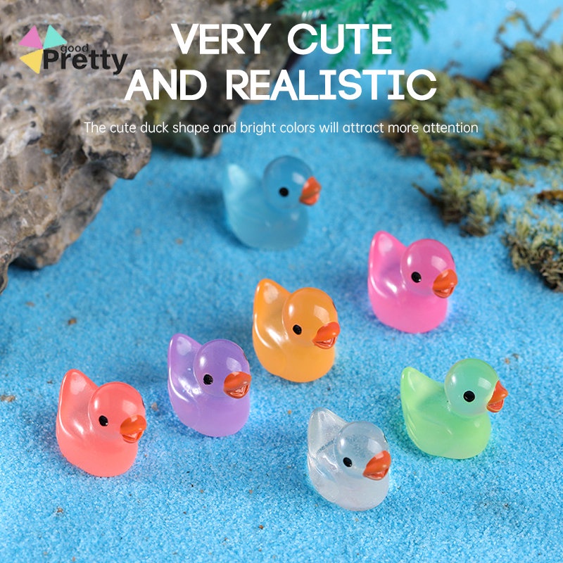 Boneka bebek berwarna-warni yang bersinar dalam gelap,Ornamen kreatif,Kerajinan resin
