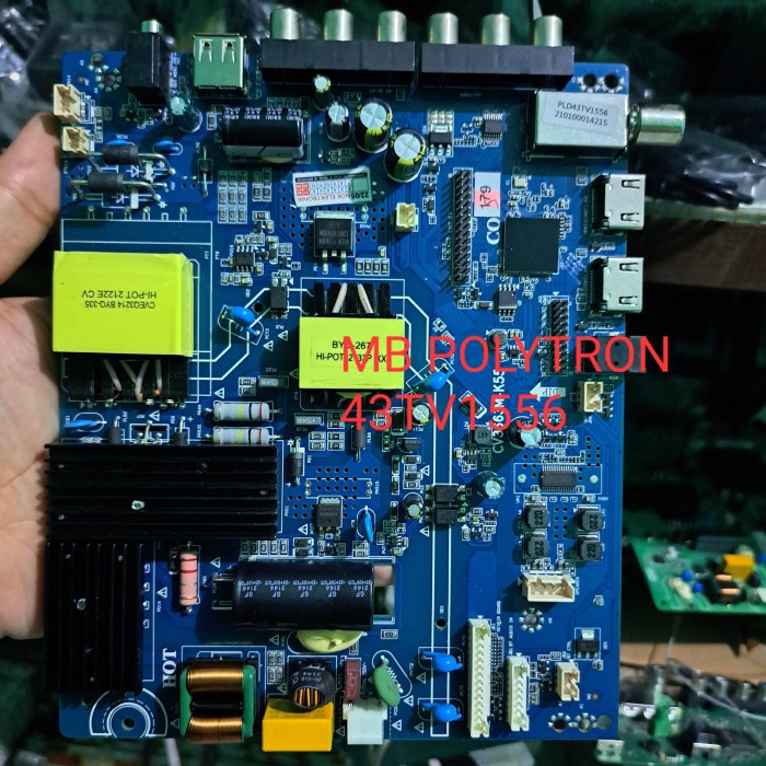 MB - MAINBOARD - MOTHERBOARD - MESIN TV POLYTRON PLD43TV1556 43TV1556