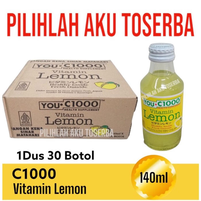 You C 1000 / YOU C1000 LEMON vitamin C 140ml - ( 1 DUS + Bubble Wrap )
