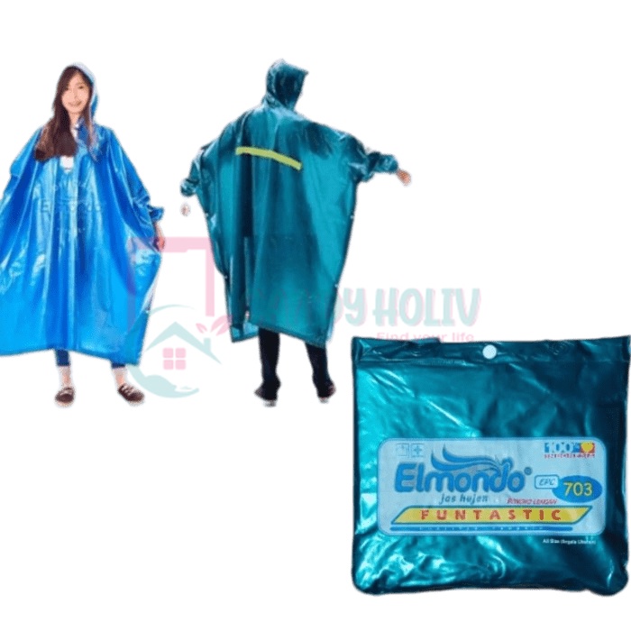 Jas Hujan Ponco Lengan Funtastic Raincoat Poncho Batman Elmondo 703