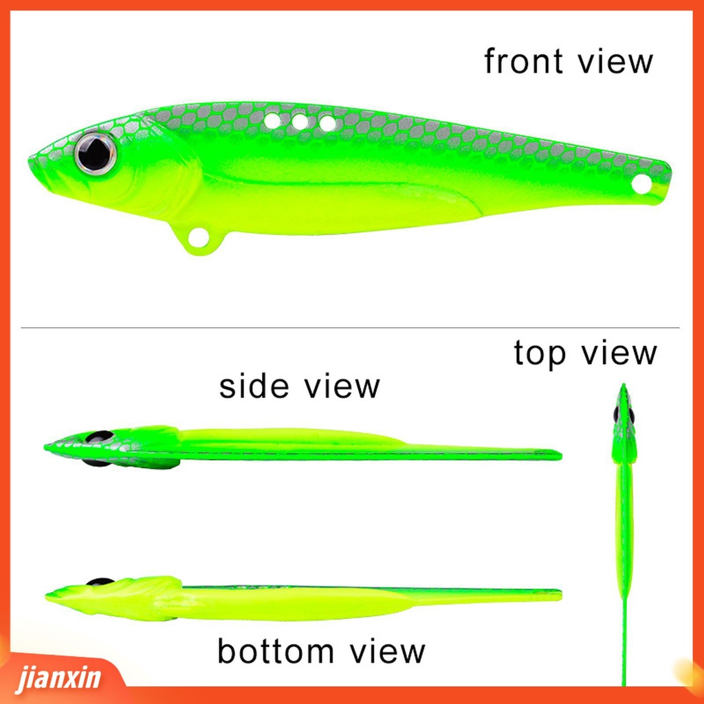 (In Stock) Umpan Pancing Laser VIB Metal Tembakan Panjang Bass Swimbait Untuk Memancing