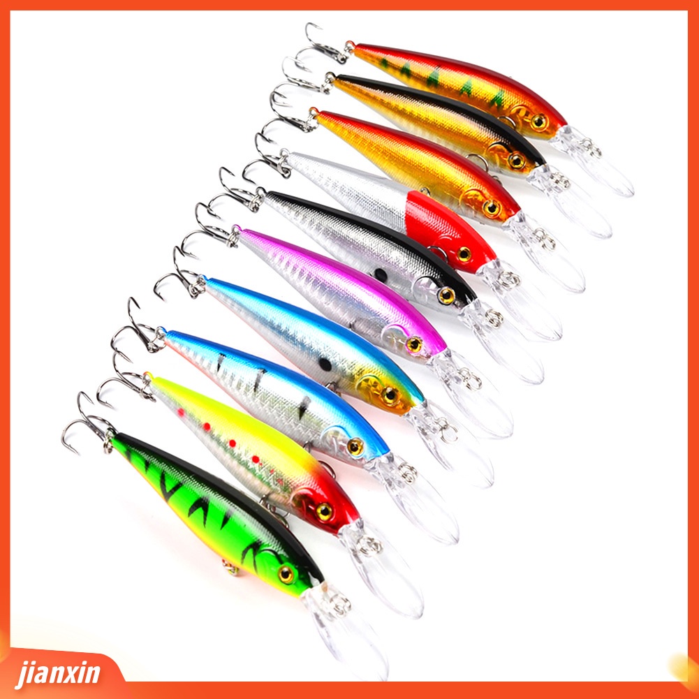 (In Stock) 11.5cm 10.5g Umpan Keras Buatan Treble Hook Memancing Umpan Swimbait Crankbait