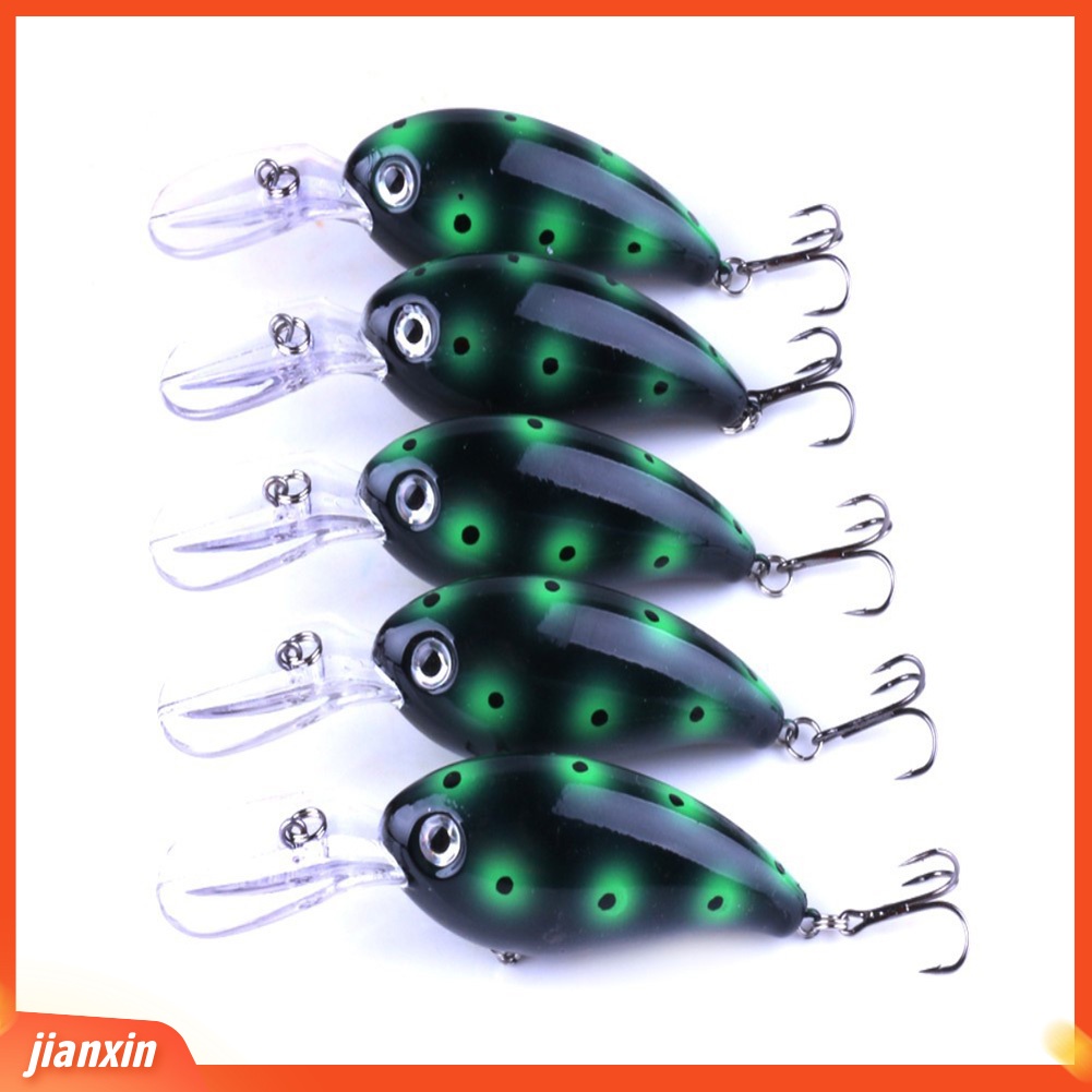 (In Stock) Floating Wobblers Hard Artificial Bait Fishing Lure Troli Ikan Aksesori