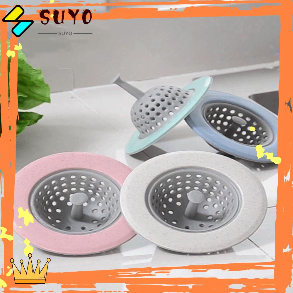 Suyo Pewangi Saluran Air, Penutup Saluran Air Lantai Silikon, Penutup Seal Filter Rambut Wastafel Untuk Dapur Kamar Mandi