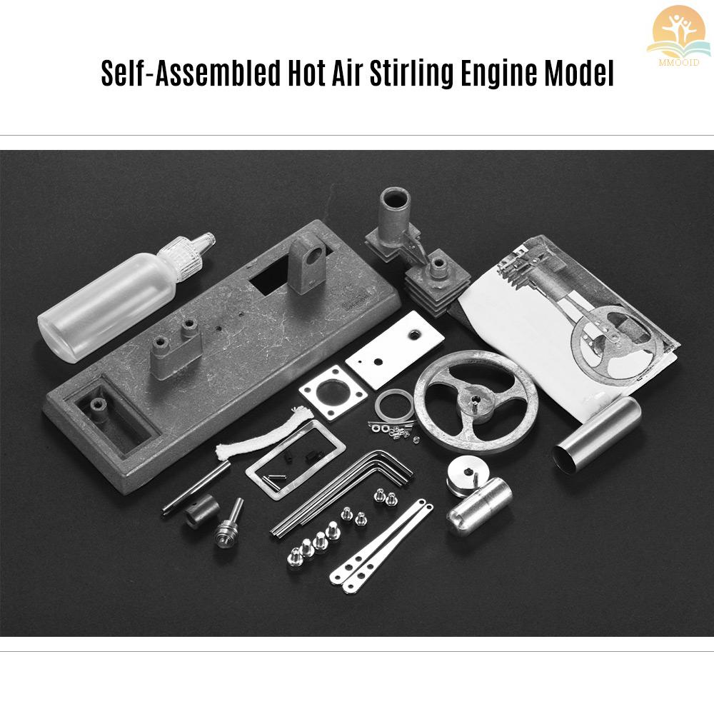 In Stock STARPOWER Mini Hot Air Stirling Model Mesin DIY Kit Percobaan Mainan Edukasi Rakit Sendiri