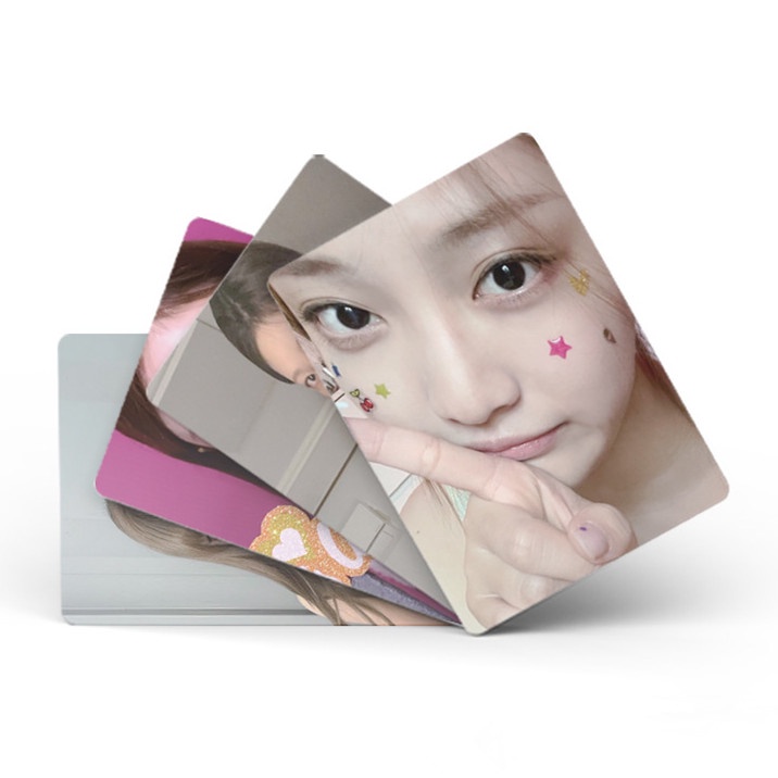 50pcs /box NINGNING AESPA Photocards Album Kartu Laser Lomo Koleksi Kpop Solo