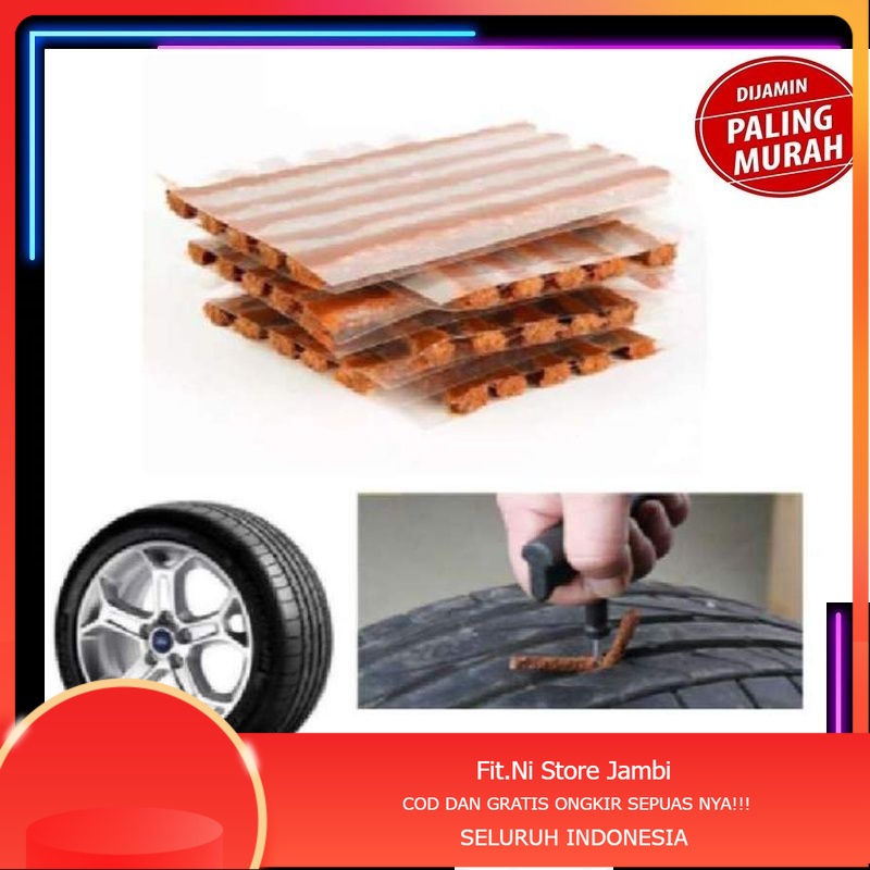 Refill Isi Karet Ban Tubles Ulang Tambal Ban Tubles Lem Cacing Karet