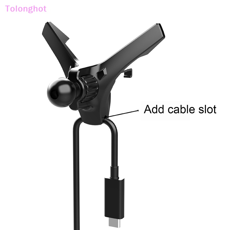 Tolonghot&gt; 1Pc Klip Holder Ponsel Mobil Tipe V Kepala Bola Lubang Angin Mobil Klip Mount Car Air Outlet Hook Clamp Untuk Magnet Ponsel Stand well