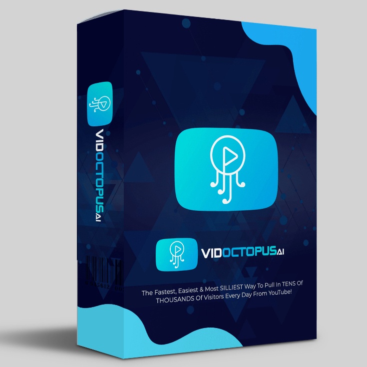 VidOctopusAI Original Lifetime Software 8-in-1 YouTube Shorts, A.I & ChatGPT4 untuk Traffic Massal, 