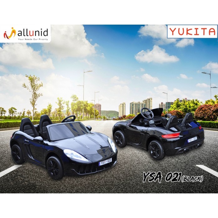 Mobil Aki Yukita YSA-021 24 Volt bisa muat 2 orang dewasa - Abu-abu