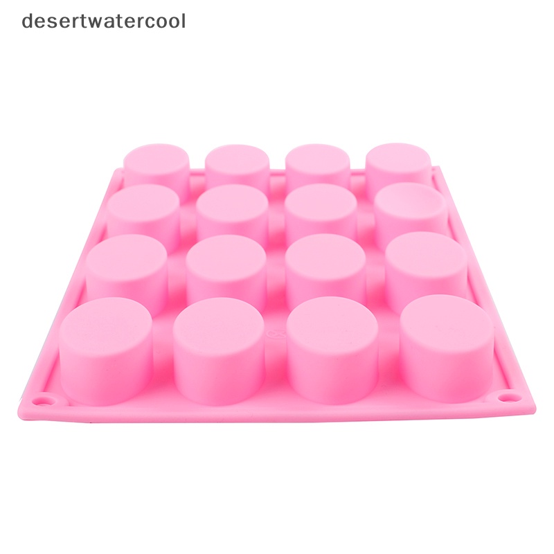 Deid 16 Cavity Bentuk Oval Cetakan Sabun Panggang Silicone Mold Tray Homemade Craft Martijn