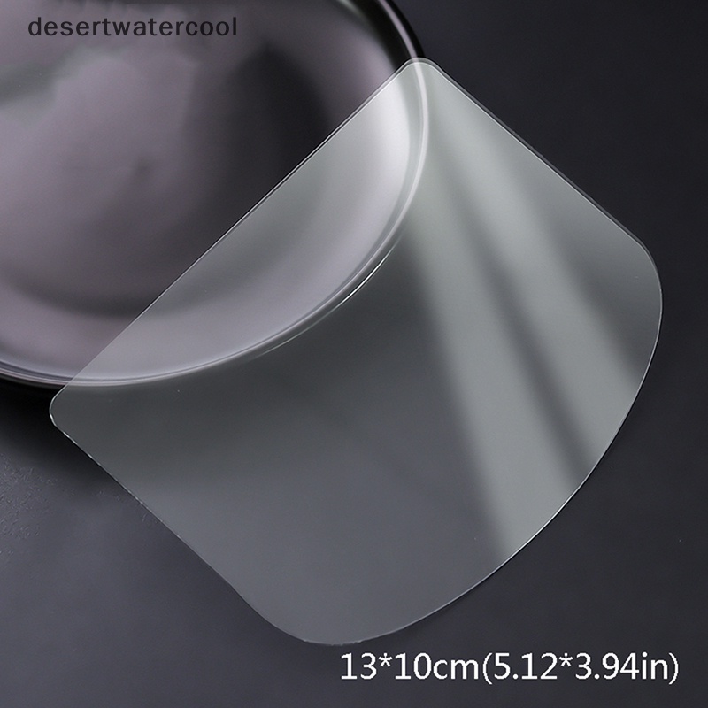 Deid 10pcs Scraper Krim Tembus Transparan Pemotong Adonan Kue Fondant Scraper Martijn