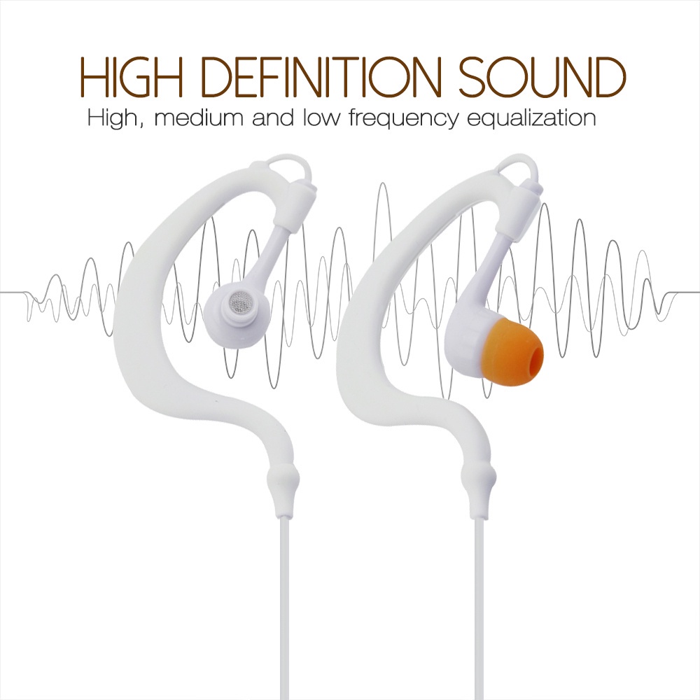 Headphone Kabel Headphone Over-Ear Headphone Waterproof Microphone Earbud Stereo Subwoofer 3.5mm Headphone