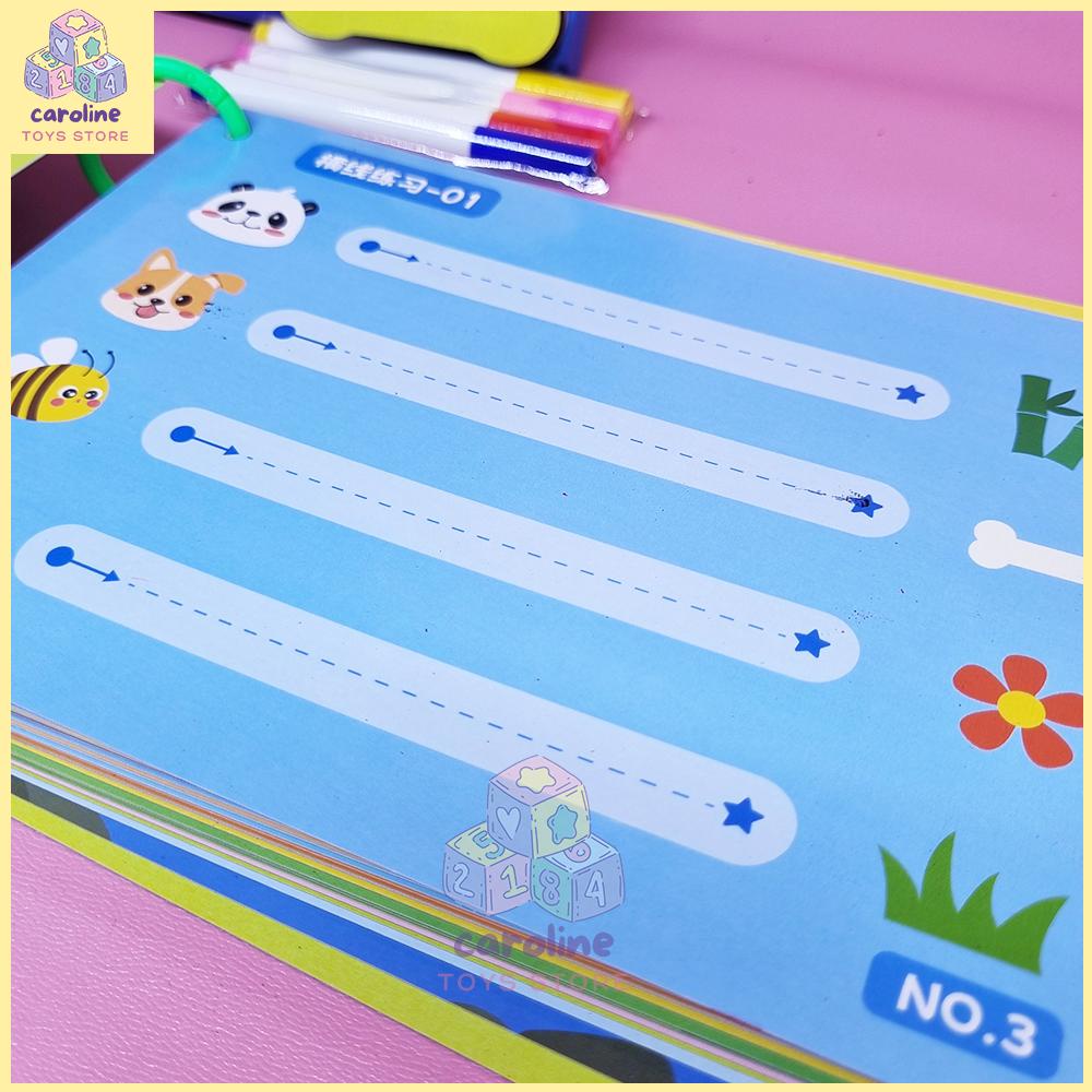 

Buku Aktivitas Worksheet Anak 2 3 4 Tahun Buku Edukasi Anak Bisa Dihapus Wipe And Clean Activity RB9