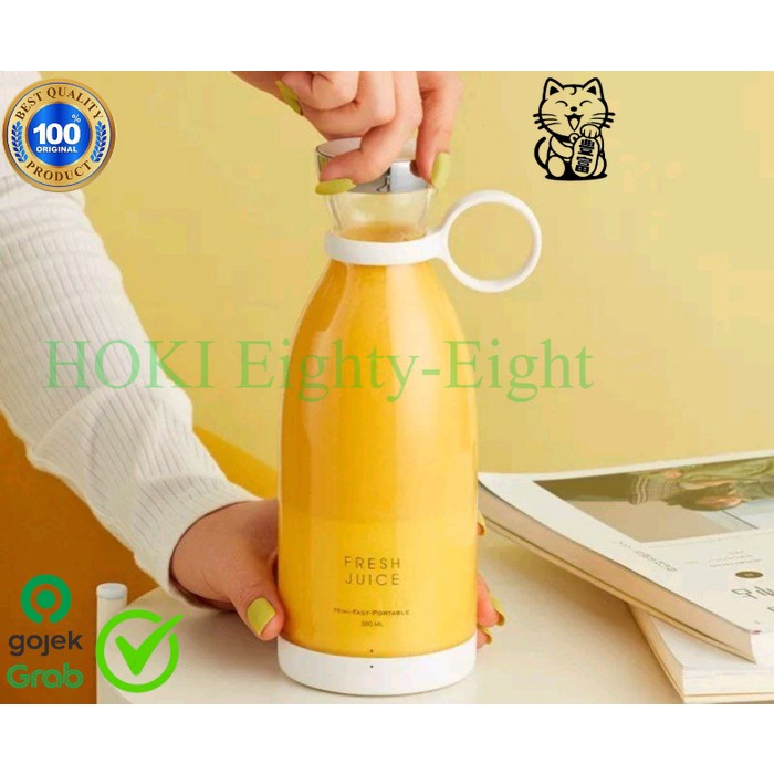 Blender Buah Portable Cordless Rechargeable Mini Fruit Juicer PREMIUM EE