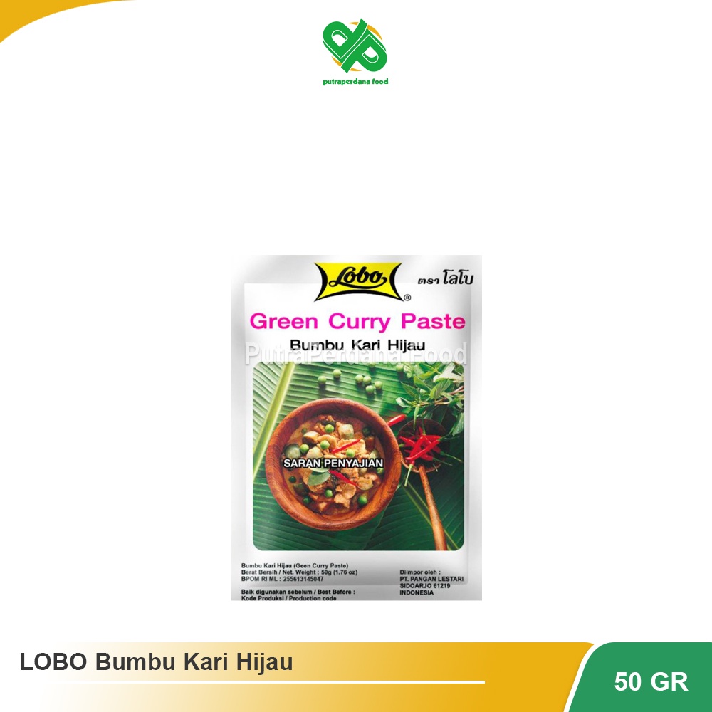 

LOBO Green Curry Paste/Kari Hijau 50gr