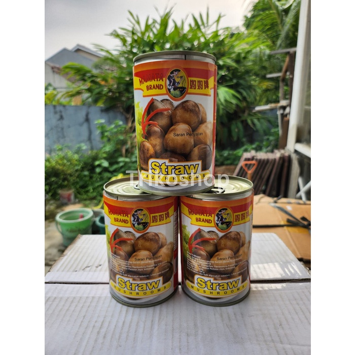 

Jamur Merang Mamata Straw Mushroom 425gr