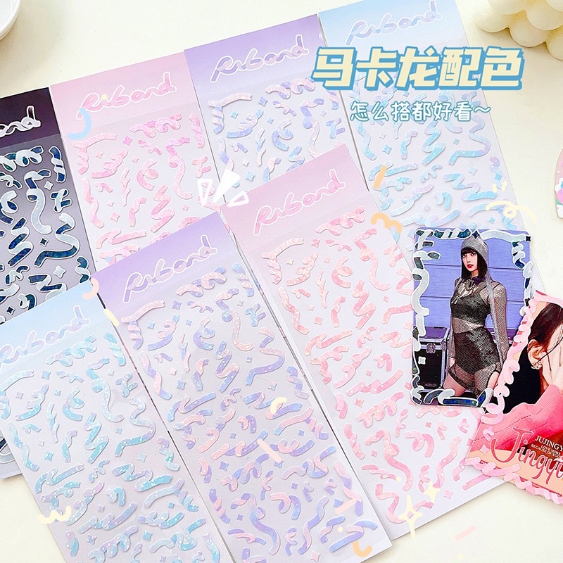

Stiker Pita - Hati - Untuk DIY Keychain [thehanscorner] 3