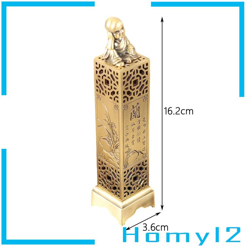 [HOMYL2] Stick Holder Stand Holder Kerajinan Burner Vertikal Bahan Metal Untuk Dekorasi Ruang Tamu Hajatan Kantor