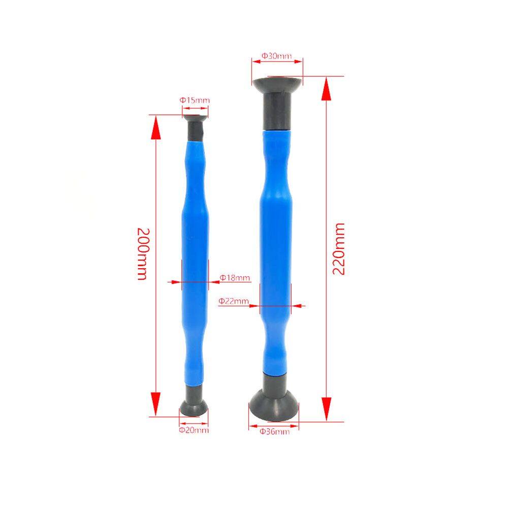 2Pcs Alat Gerinda Katup Batang Gerinda Katup &amp; Kit Cangkir Hisap