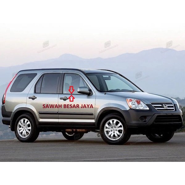Weather Strip - Karet Pelipit Plipit List Lis Garnish Bawah Kaca Pintu Luar DEPAN Honda CRV CR-V Gen