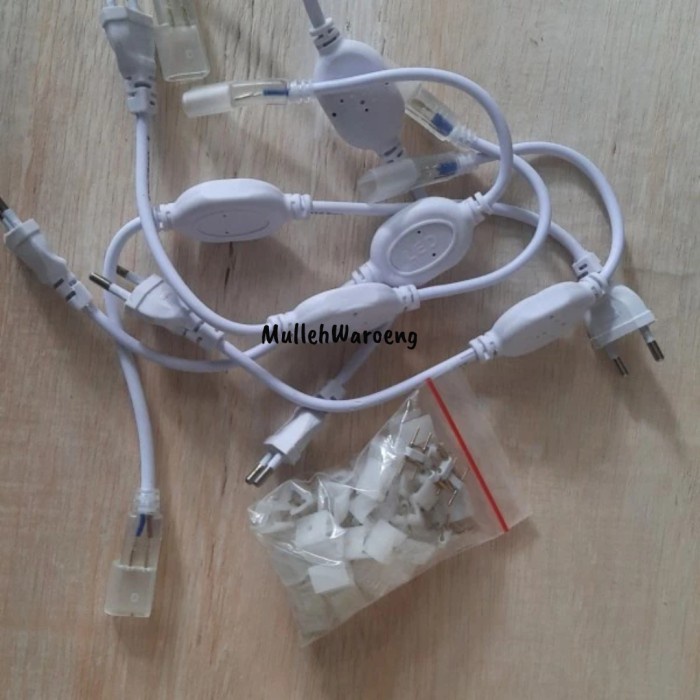 KABEL COLOKAN SOKET LAMPU LED NEON FLEX LED STRIP SELANG 5050
