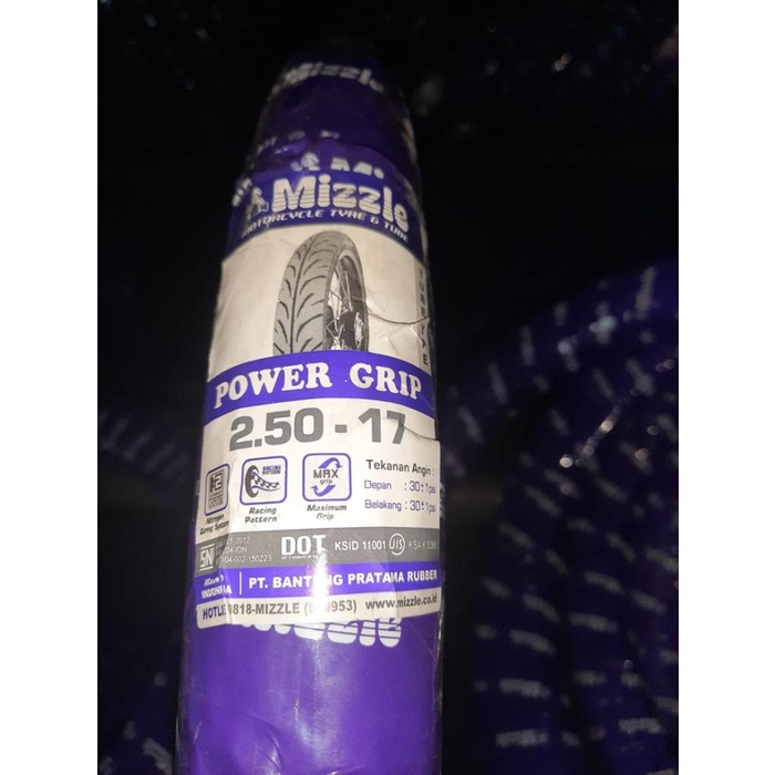 BAN MOTOR LUAR BAN MIZZLE POWER GRIP 250-17