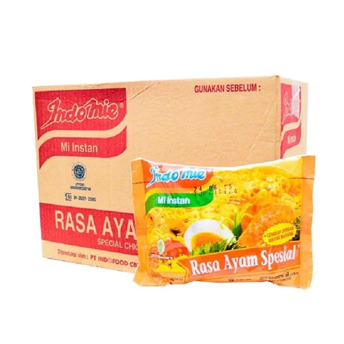 

indomie kuah rasa ayam spesial 1 dus / isi 40pcs