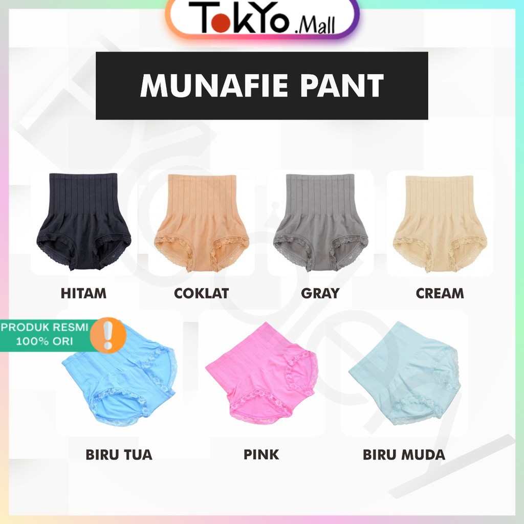 [ORI] Munafie Pant Slimming Original Celana Korset Wanita Pengecil Perut Impor Murah Celana dalam cd