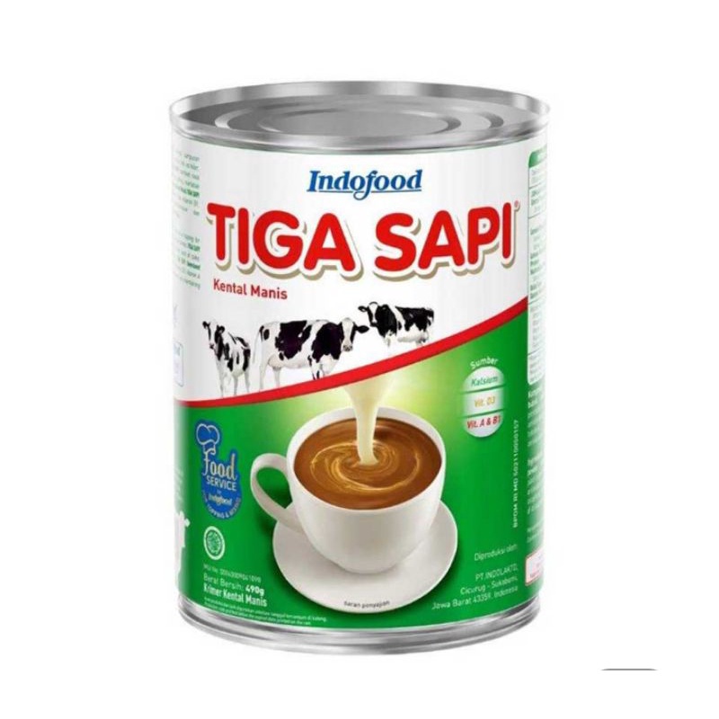 

(kirim instant) TIGA SAPI Krimer Kental Manis 490 g - Online Fresh Mart Denpasar