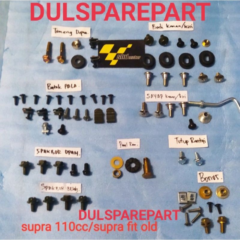 baut baud full set body supra x/baut full body supra fit lama