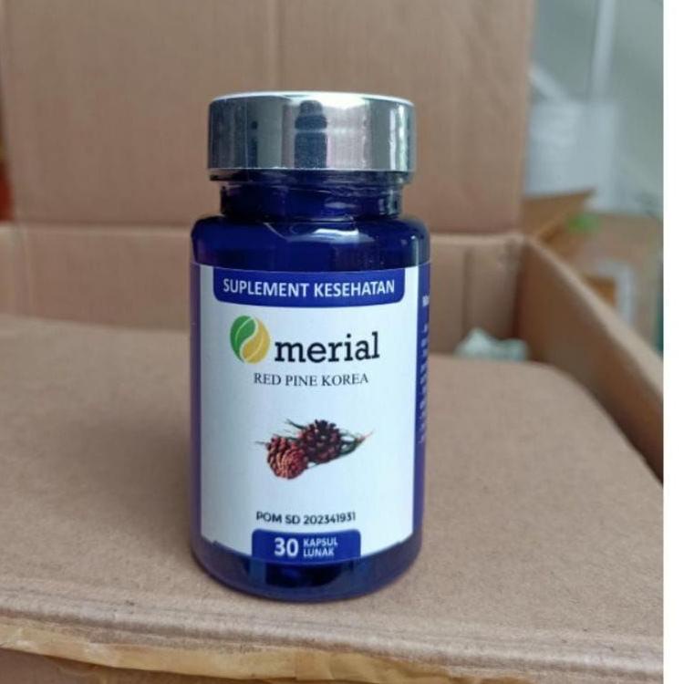 100% ORIGINAL ⸨MiS ⸩ Merial Red Pine Korea - 30 Kapsul / Atasi Hipertensi / Turunkan Kolesterol ||Lagi.diskon