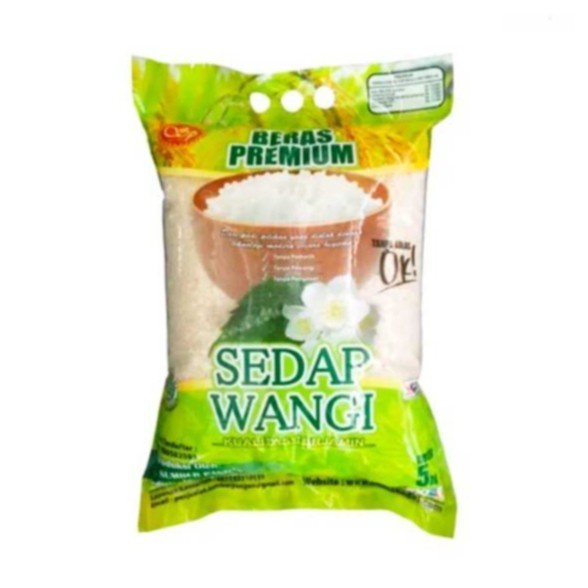 

Beras Sedap wangi Beras Premium 5 kg