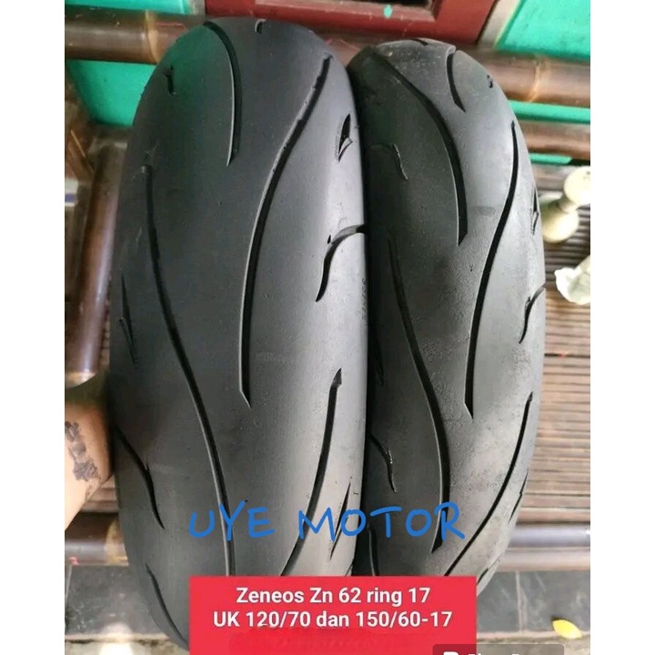 BAN ZENEOS ZN62 UK 150/60 120/70 RING 17