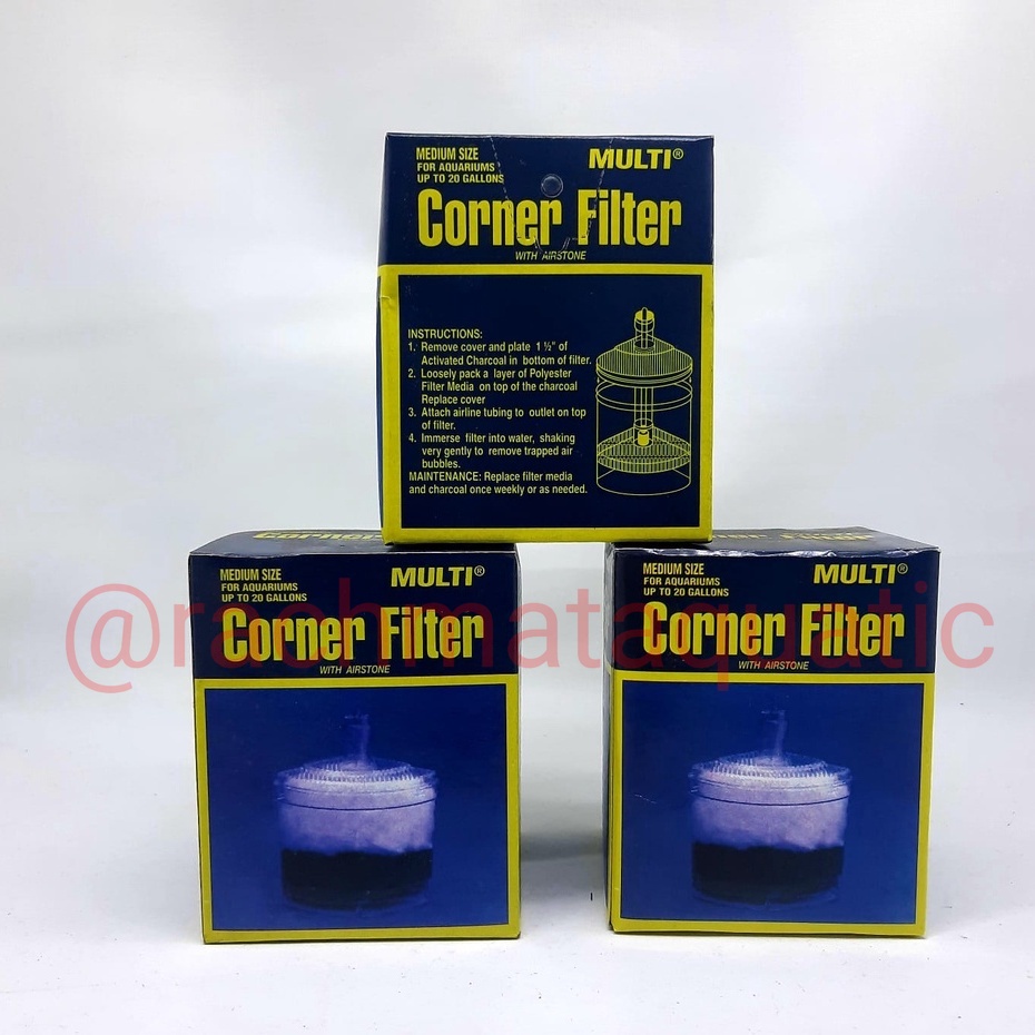 MULTI CORNER FILTER MEDIUM SUDUT MEDIUM AQUARIUM AQUASCAPE