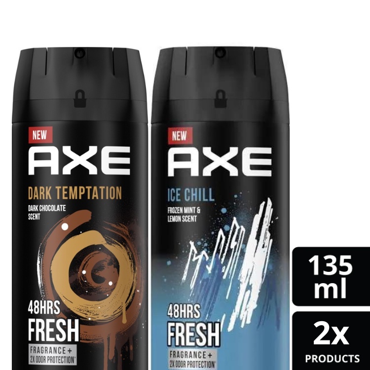 Axe Dark Temptation 135ml + Axe Ice Chill 135ml