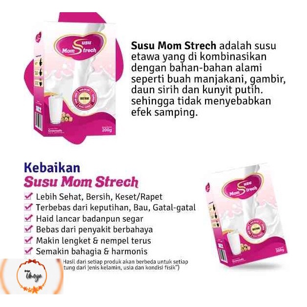 

Susu Mom Strech 200g - Susu Kambing etawa solusi untuk wanita