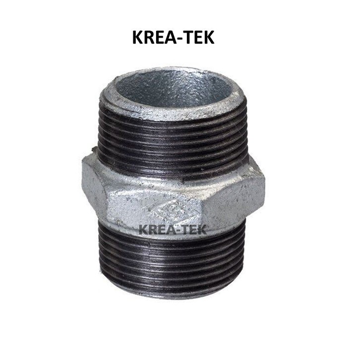 11/2” Double nipple Galvanis (Drat) 1,5" Niple Nepel nipel Besi