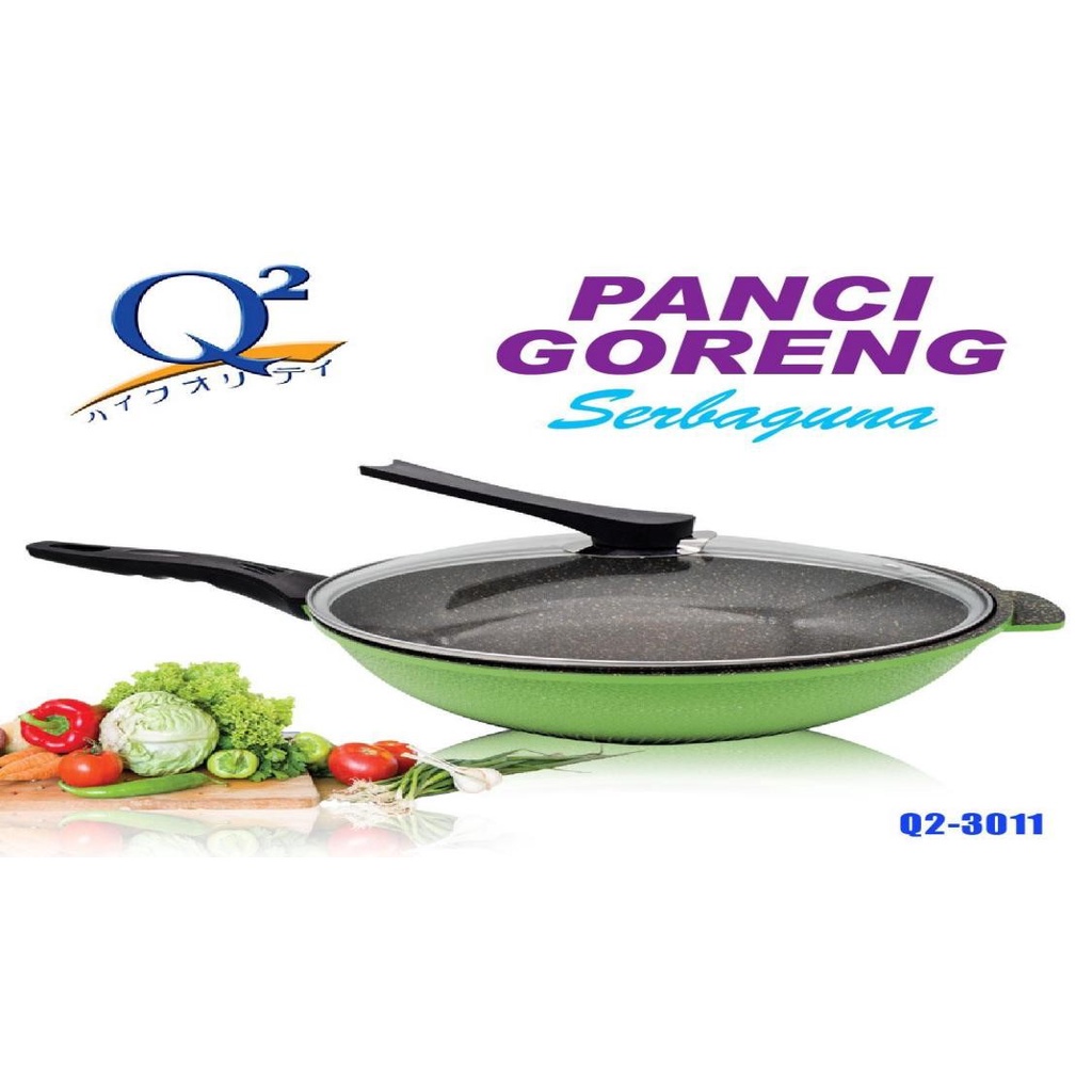 PANCI GORENG SERBAGUNA Q2 3011 / PANCI GORENG ANTI LENGKET MURAH Q2 3011