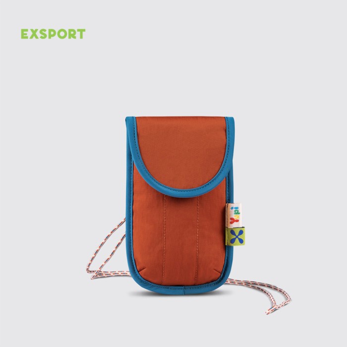 Tas Selempang Exsport x Yupi Baby Bear Phone Sling Bag - Orange Tua
