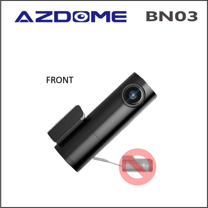 COD- Azdome Mini Car DashCam Dash Camera Dash Cam Mobil - Front