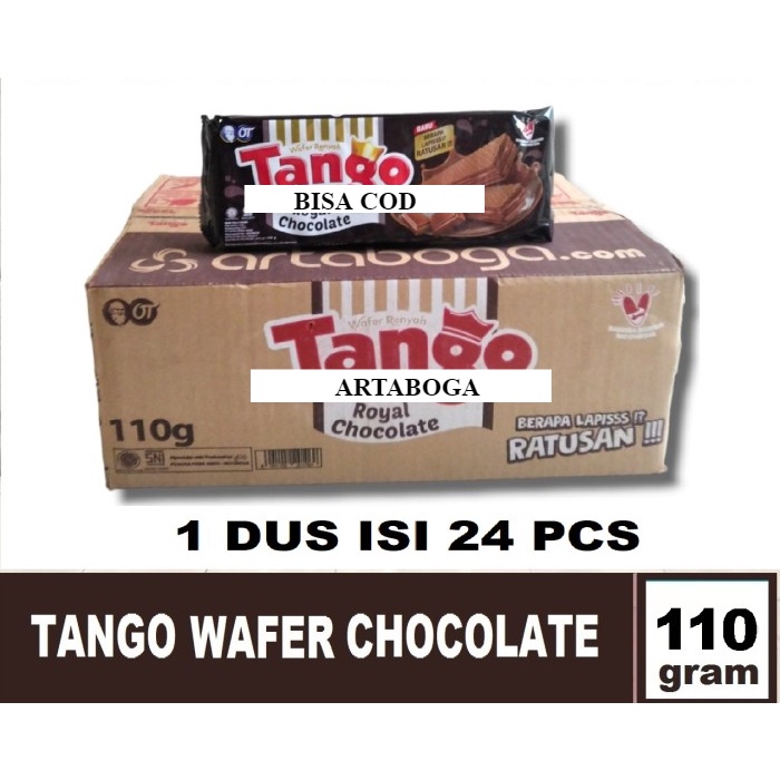 

Tango Wafer ROYAL CHOCOLATE 1 Dus Isi 24 x 110 g