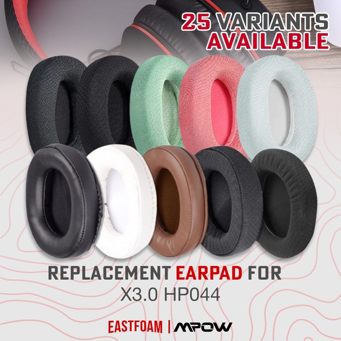 Earpad Earcup Ear Cushion MPOW X3.0 HP044 X 3.0 HD 044 Busa Bantalan